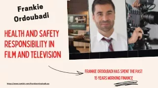 Responsibility of Film and Television for Health and Safety