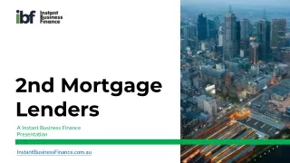 2nd Mortgage Lenders