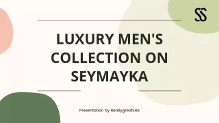 Men's Collection on Seymayka