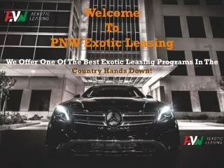 Luxury and Exotic Car Leasing in Los Angeles