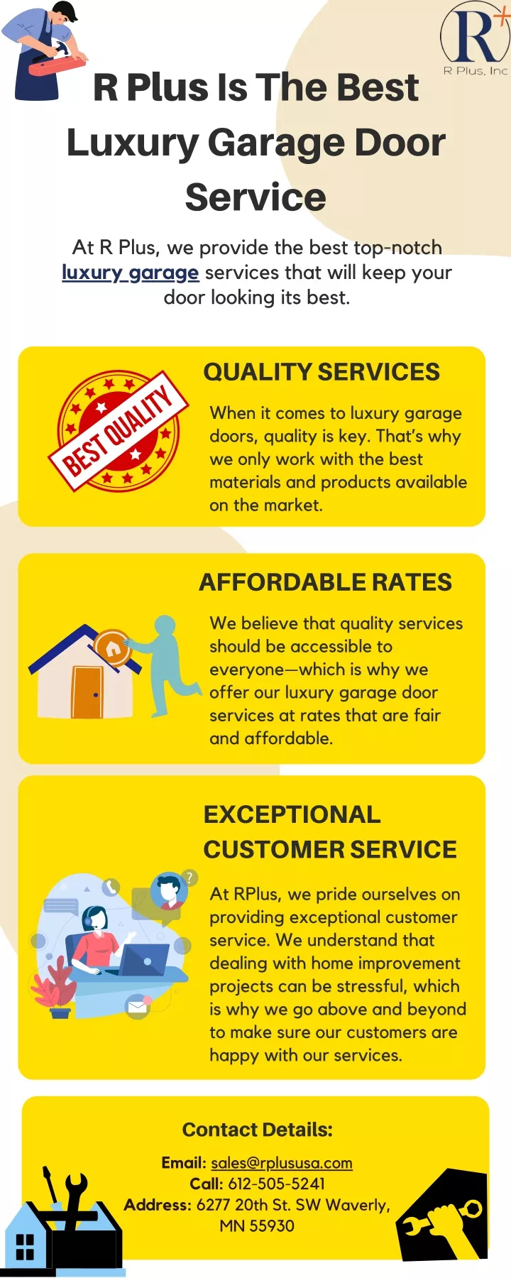 r plus is the best luxury garage door service