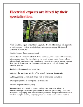 Find The Best Emergency Electrician in Brookfield.