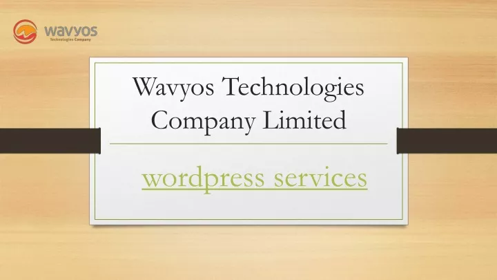 wavyos technologies company limited