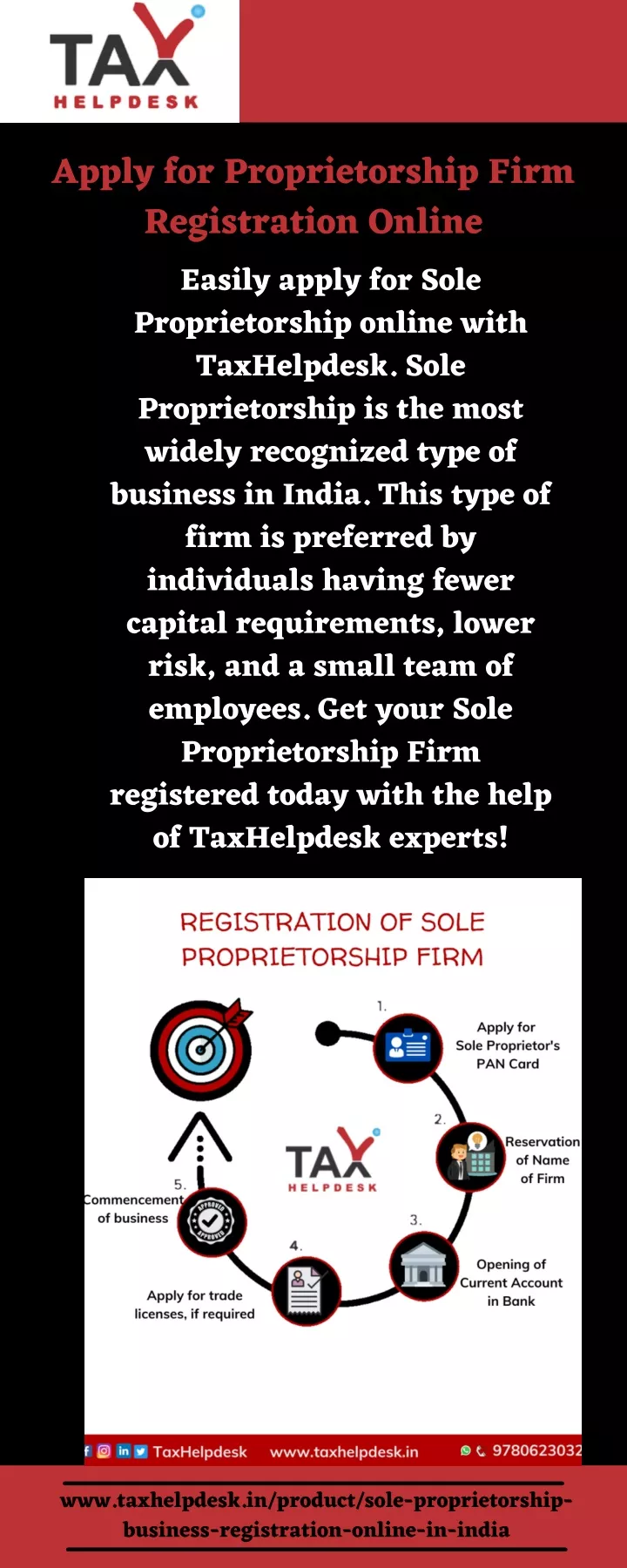 apply for proprietorship firm registration online