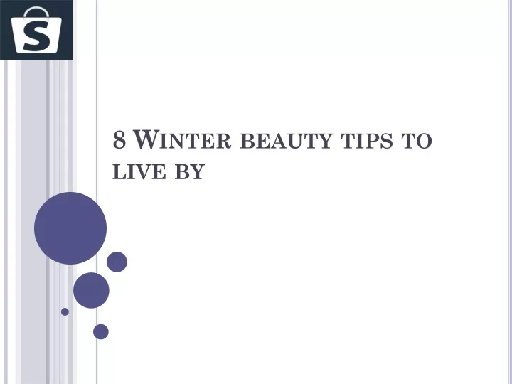 8 winter beauty tips to live by