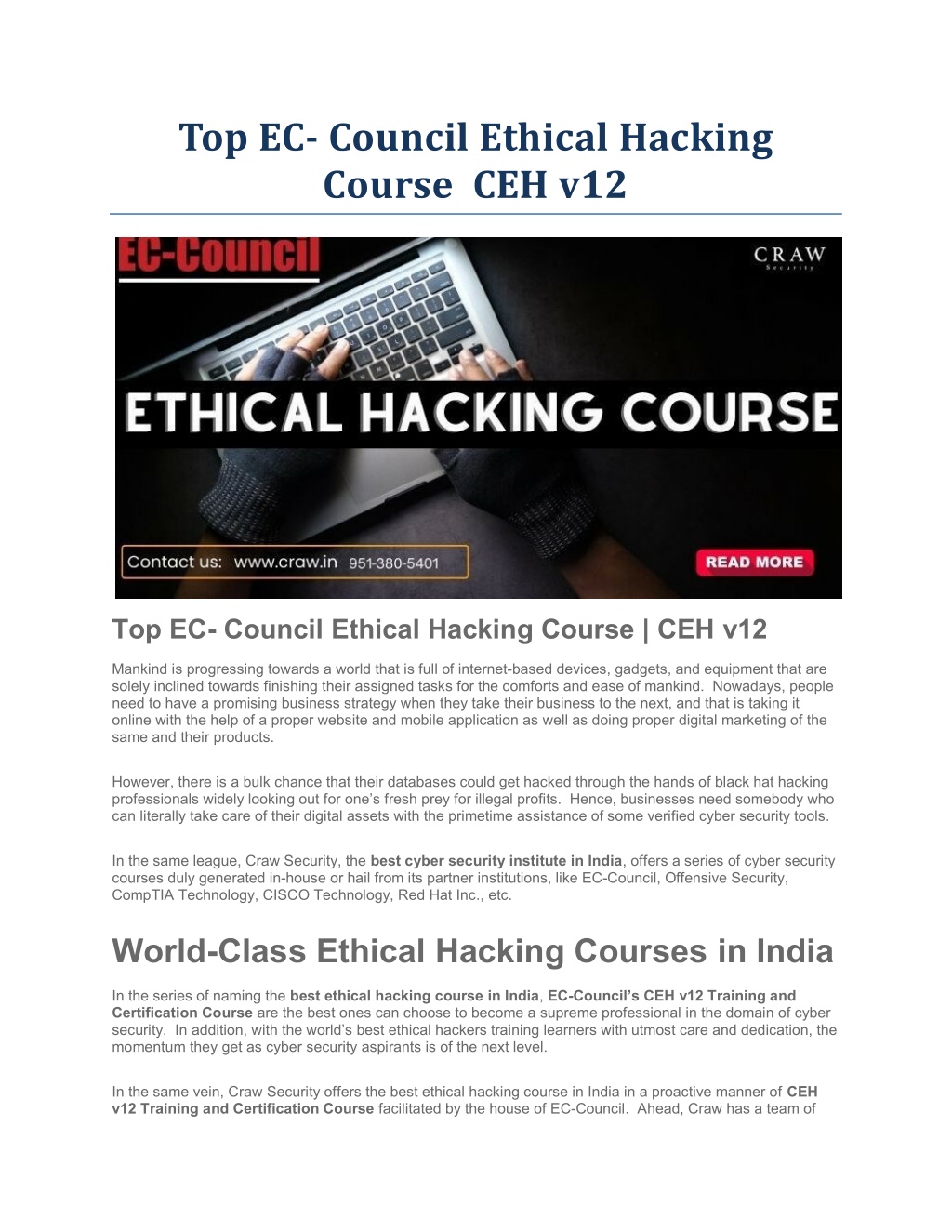 PPT - Top EC- Council Ethical Hacking Course CEH v12 PowerPoint ...