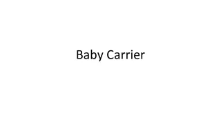 Baby Carrier