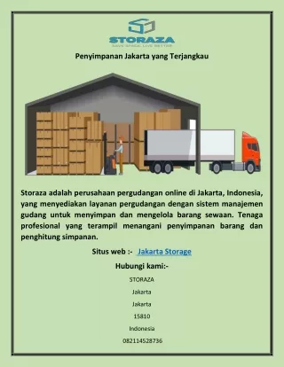 Penyimpanan Jakarta yang Terjangkau