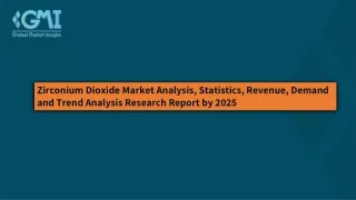 zirconium dioxide market analysis statistics