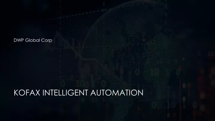 kofax intelligent automation