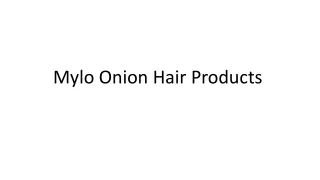 Mylo Onion Hair Products