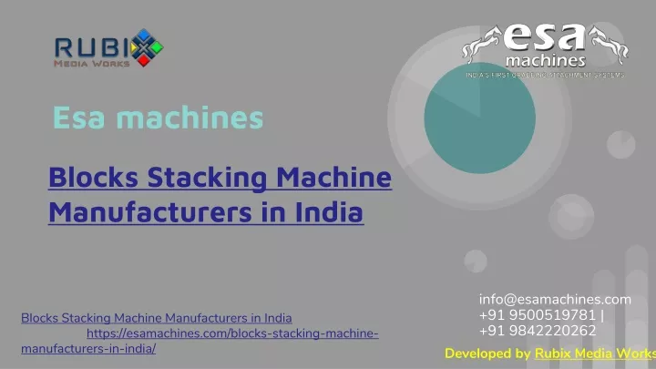 blocks stacking machine manufacturers in india
