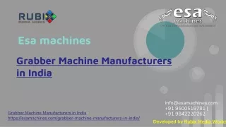Grabber Machine Manufacturers in India