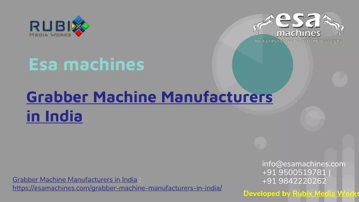 grabber machine manufacturers in india