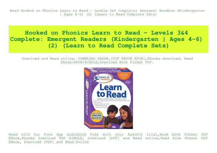 read hooked on phonics learn to read levels