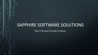 sapphire software solutions