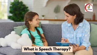 What is Speech Therapy?