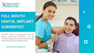 Get Full Mouth Dental Implant Surgeryist in Ellicott City | New Smile Today