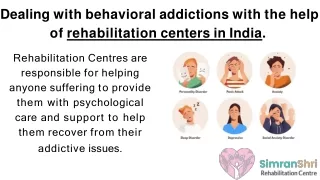 Rehabilitation centres in India