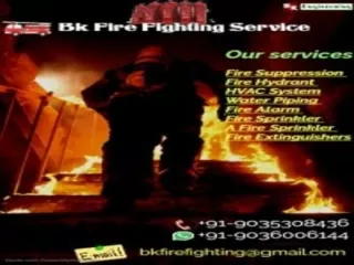 Get The Best Fire Fighting Services in Punjab By BK Engineering at a Low Charge
