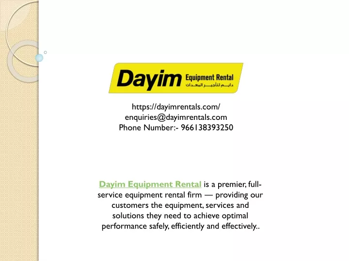 https dayimrentals com enquiries@dayimrentals