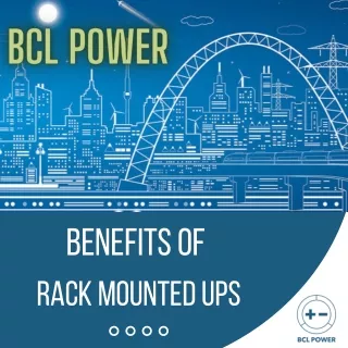 Benefits of Rack Mounted UPS