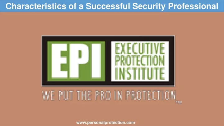 characteristics of a successful security