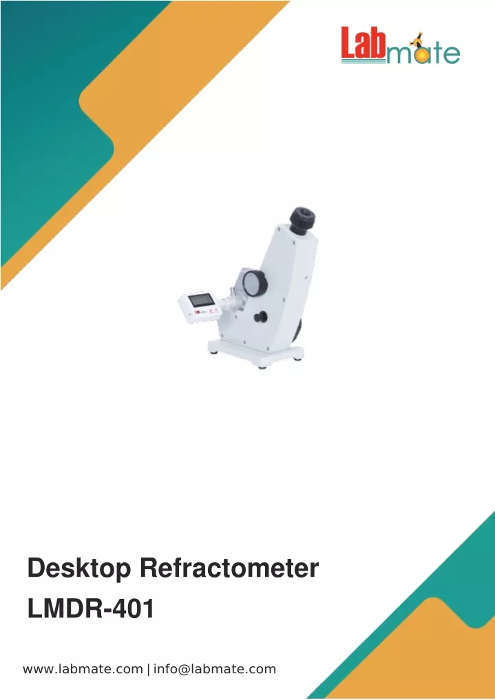 desktop refractometer lmdr 401