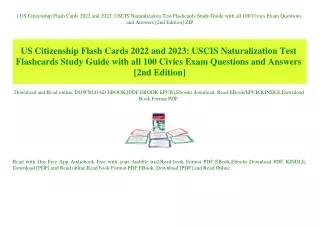 us citizenship flash cards 2022 and 2023 uscis