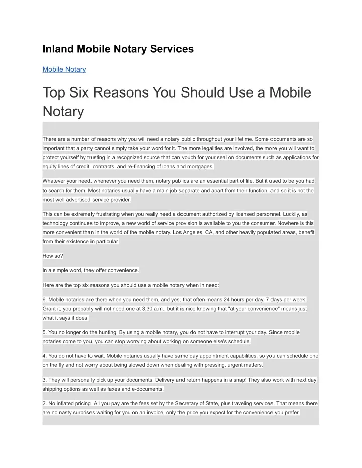 inland mobile notary services