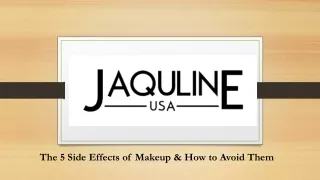 The 5 Side Effects of Makeup & How to Avoid Them