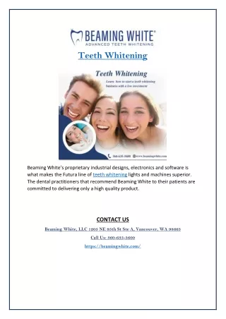 Beaming White - Teeth Whitening