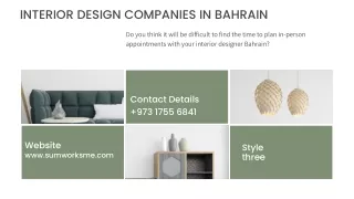 SumWorks, Into The Best Interior Design Companies in Bahrain