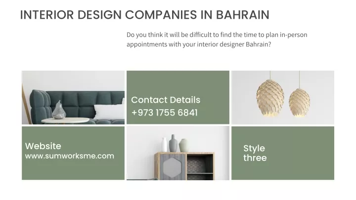 interior design companies in bahrain