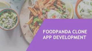 foodpanda clone app development