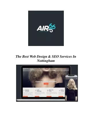 The Best Web Design & SEO Services In Nottingham