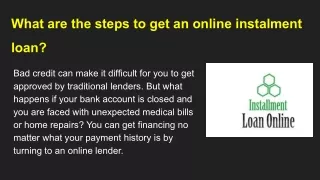 What are the steps to get an online instalment loan_ (1)