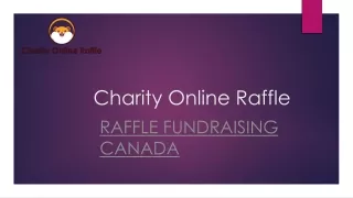Raffle Fundraising Canada | Charityonlineraffle.com