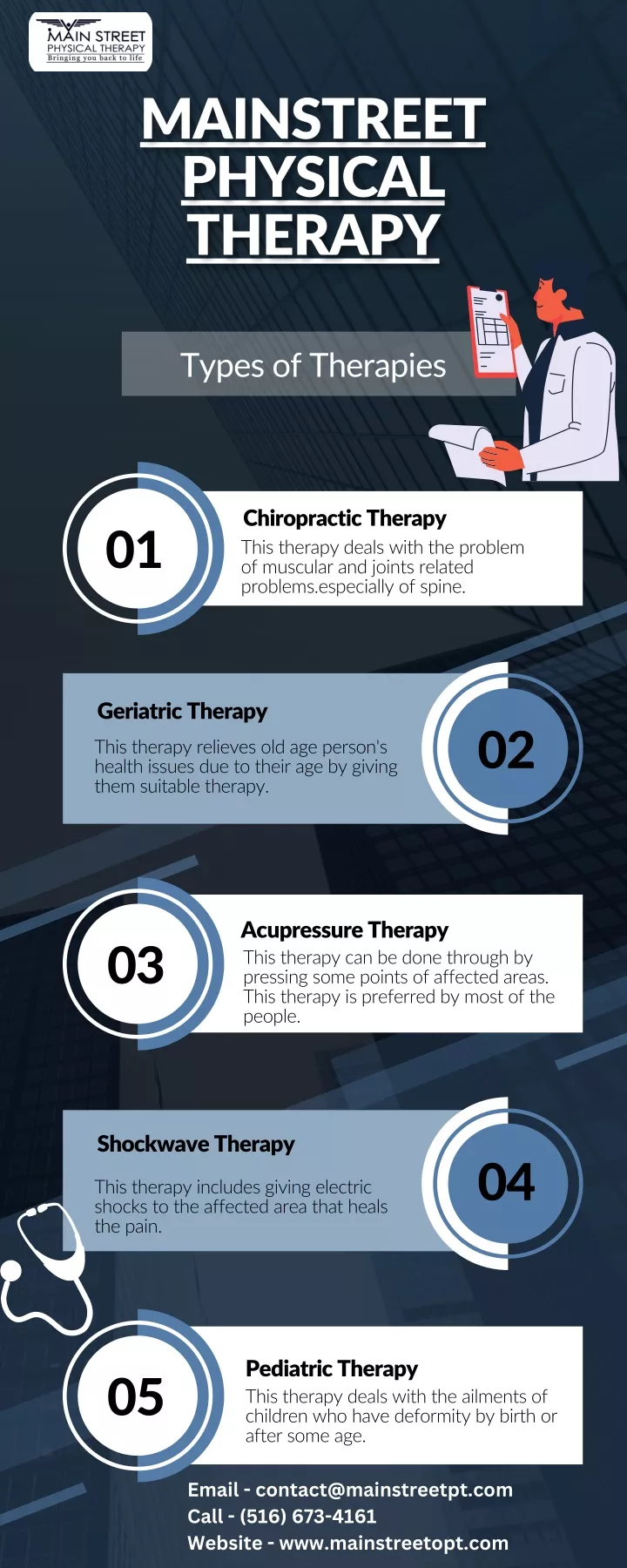 types of therapies