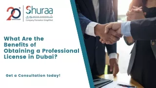 What Are the Benefits of Obtaining a Professional License in Dubai?