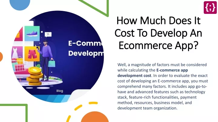 how much does it cost to develop an ecommerce app