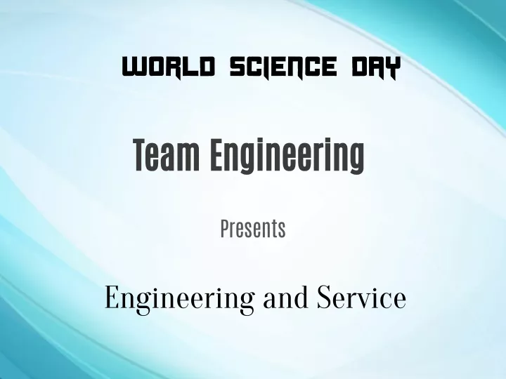 world science day