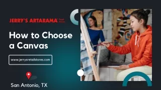 how to choose a canvas