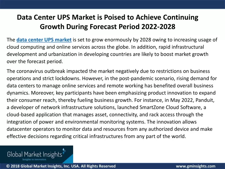 data center ups market is poised to achieve