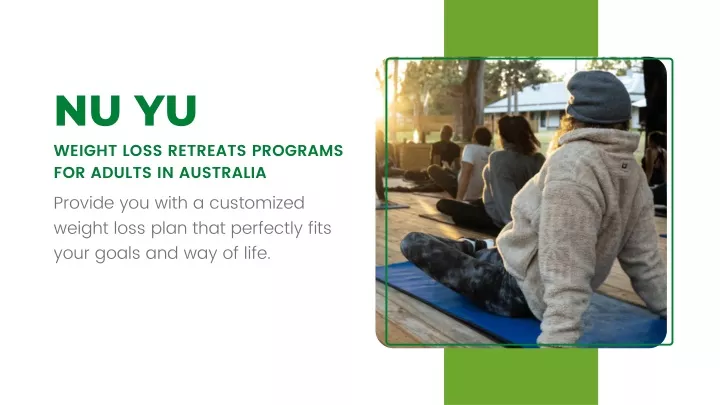 nu yu weight loss retreats programs for adults