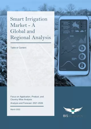 smart irrigation market a global and regional