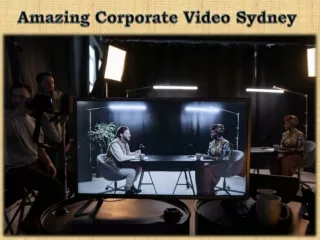 Amazing Corporate Video Sydney