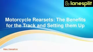 Motorcycle Rearsets: The Benefits for the Track and Setting them Up