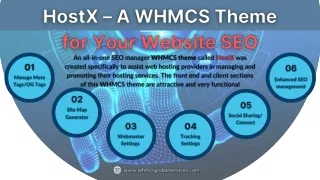 HostX – A WHMCS Theme for Your Website SEO