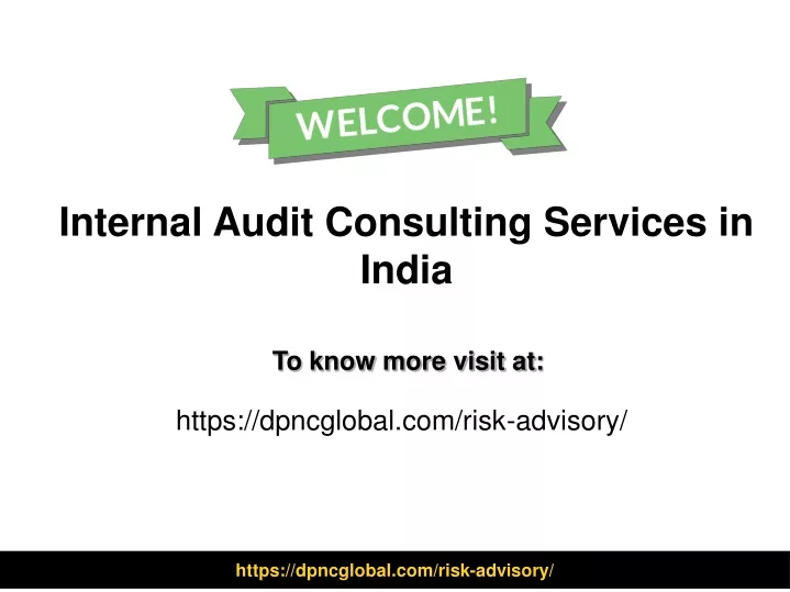 internal audit consulting services in india
